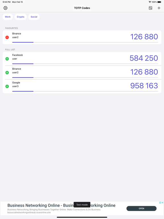 Screenshot #6 pour 2FA: TOTP Authenticator