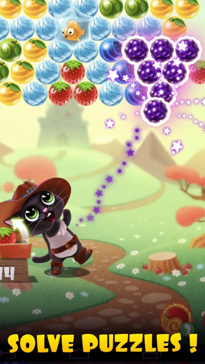 Fruity Cat Pop: bubble shooter screenshot-3
