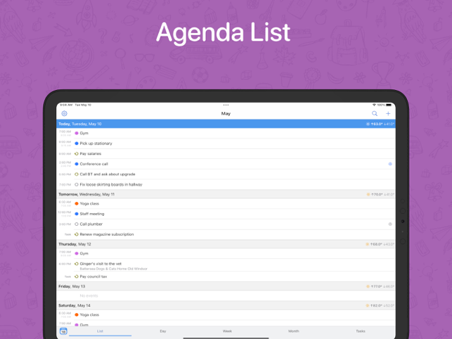 ‎BusyCal: Calendar & Tasks Screenshot