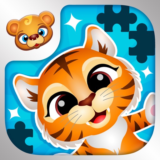 123 Kids Fun Puzzle Blue Games iOS App