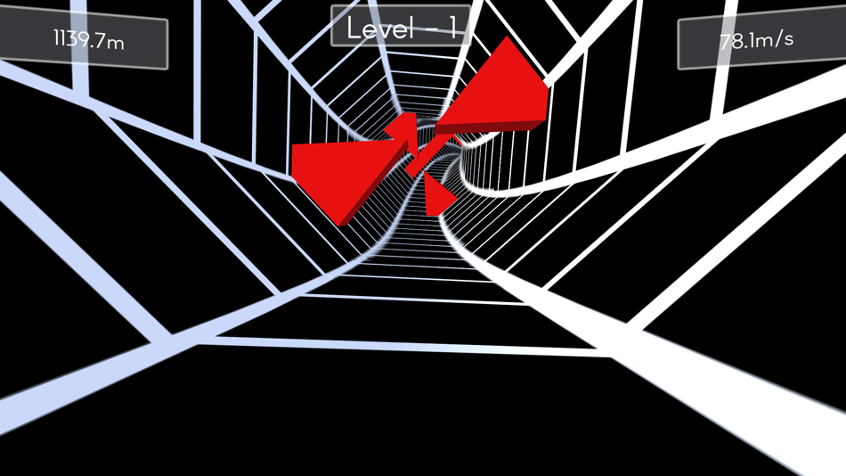 #2. Tunnel Rush ! (iOS) By: Ashima Prabhakar