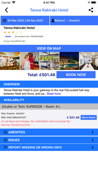 Trumba Travel Screenshot