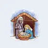Cozy Nativity Scene Stickers App Delete