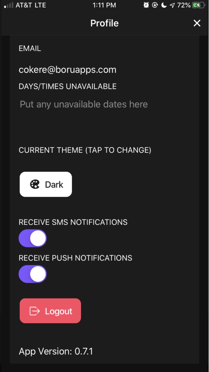 iPhone screenshot