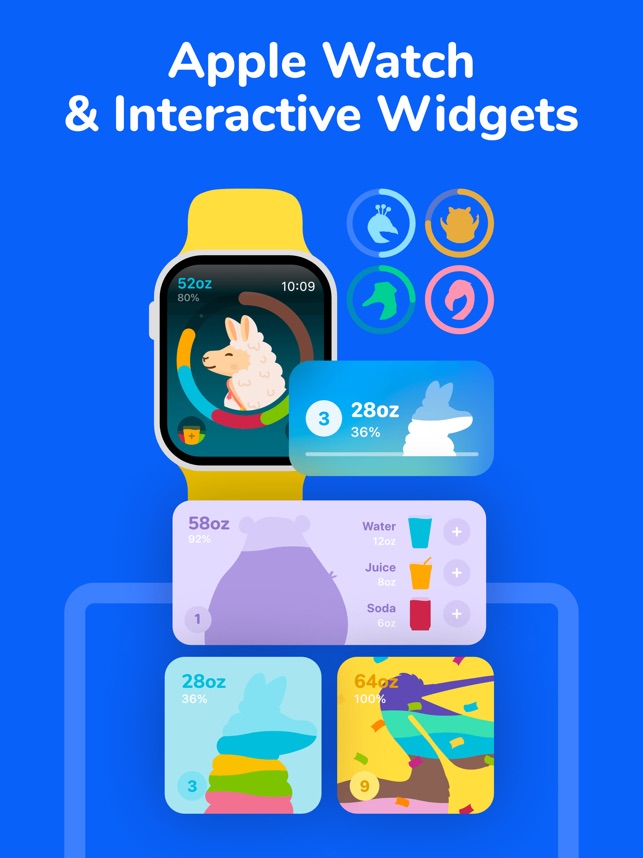 Water tracker Waterllama on the App Store
