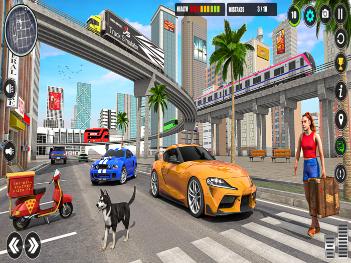 Real Car Driving School Game