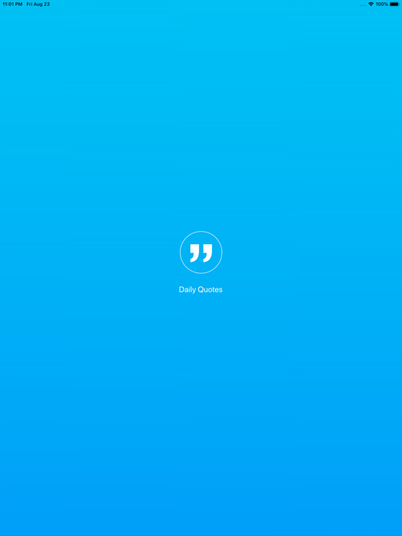 Daily Quotes to Start Your Day iPad screenshot 6 - Health & Fitness app