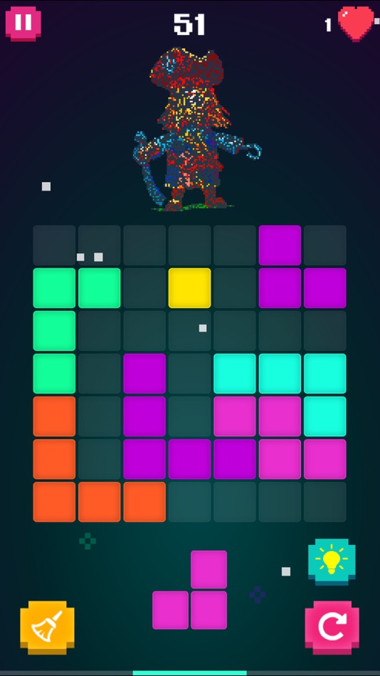 #4. Pixel Puzzle - Fun Block Games (iOS) 由: Vadim Gladkikh