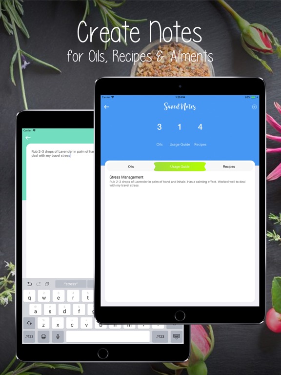 Essential Oils Guide - MyEO iPad screenshot