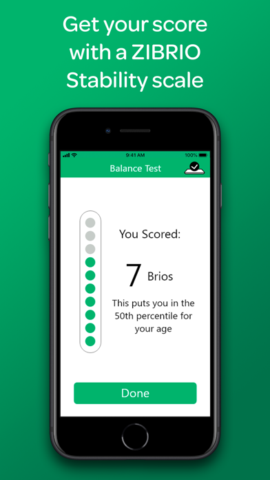 Zibrio BalanceCoach Screenshot