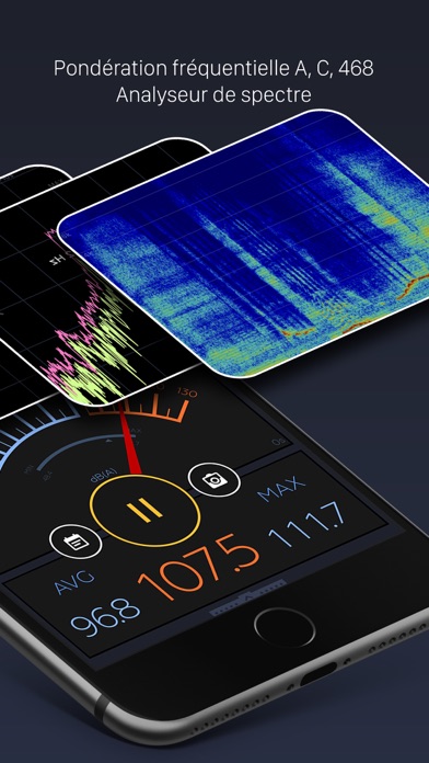 Screenshot #2 pour Décibel X - dB Sonomètre