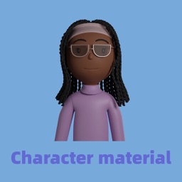 Character material library