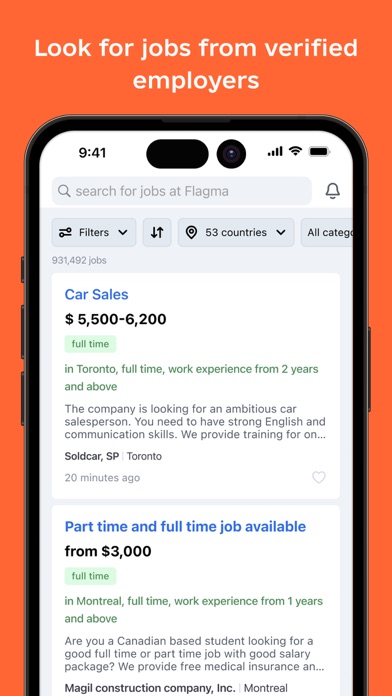 Flagma.Job - job search Screenshot