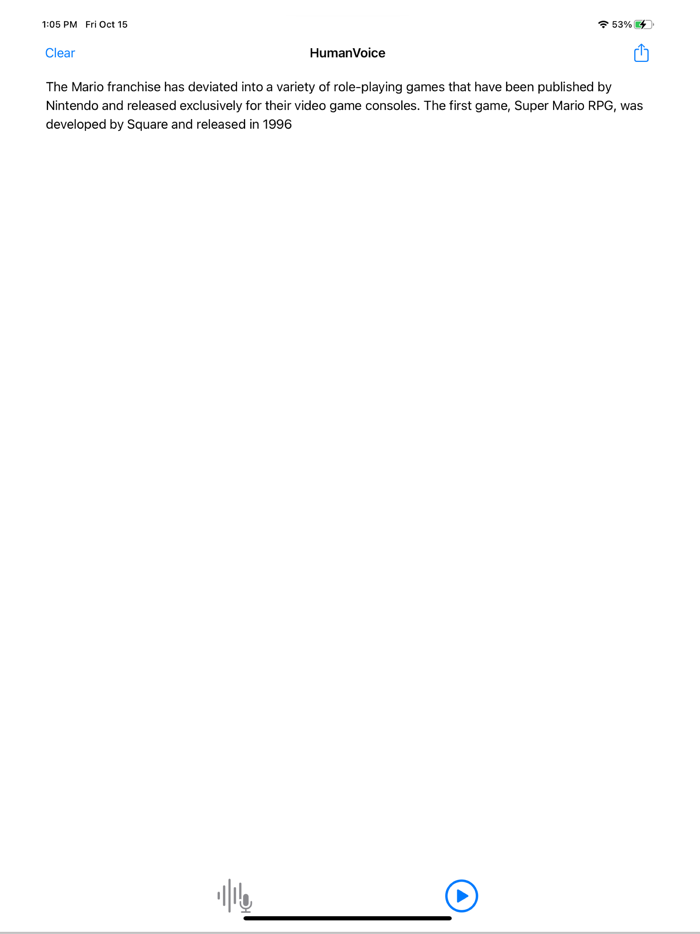 HumanVoice - Text to Voiceover