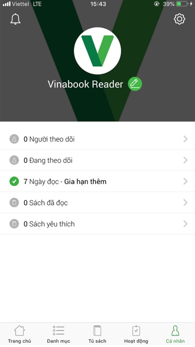 Vinabook Reader - 10.000 ebook Screenshot