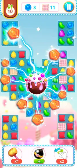 Game screenshot Lollipop World : match3 mania apk