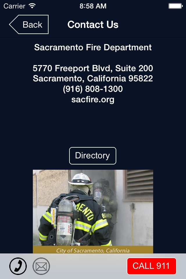 Sacramento Fire Department screenshot 4