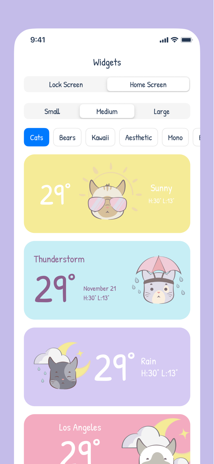 CuteWeather weather widget