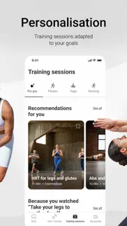 oysho training: workout iphone screenshot 2