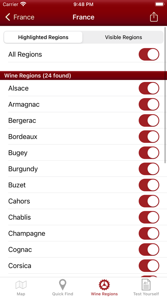 #10. Wine Maps (iOS) 由: Jonathan Lord