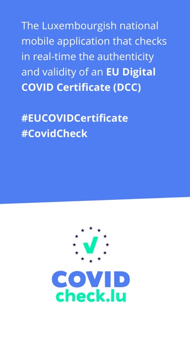 CovidCheck.lu Screenshot