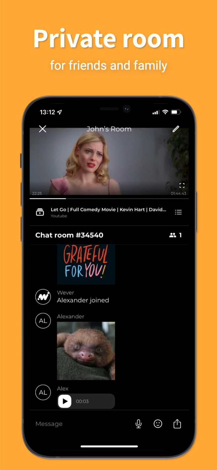 Watch movies together WEVER