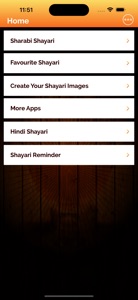 Sharabi Shayari Hindi Status screenshot #1 for iPhone