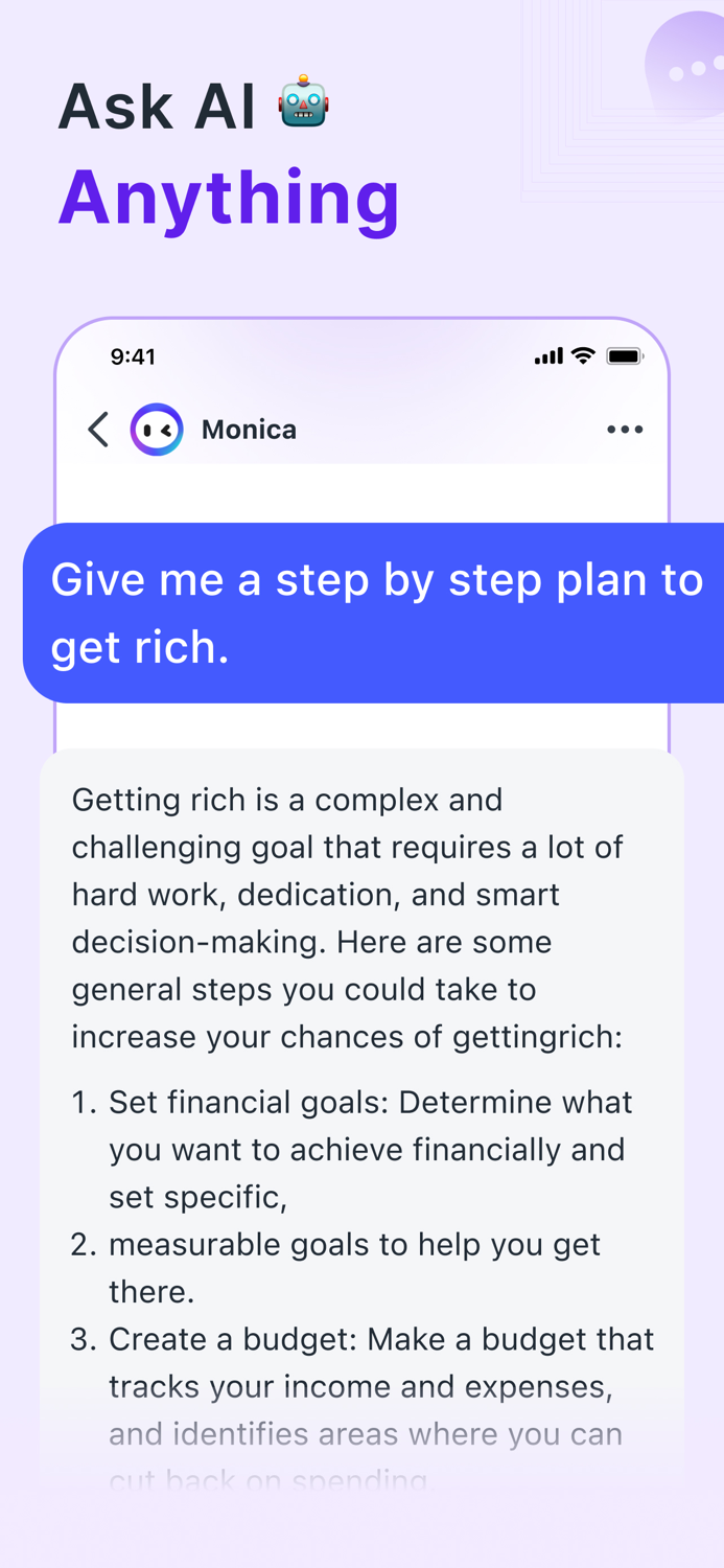 Monica AI - Make It More Fun