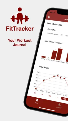 Game screenshot FitTracker - Gym Workout Log mod apk
