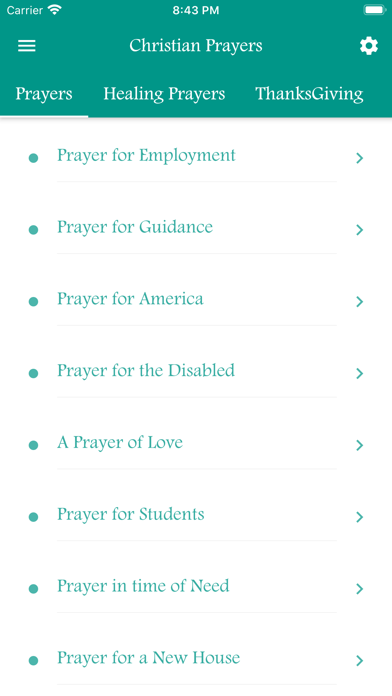 Christian Prayers Screenshot