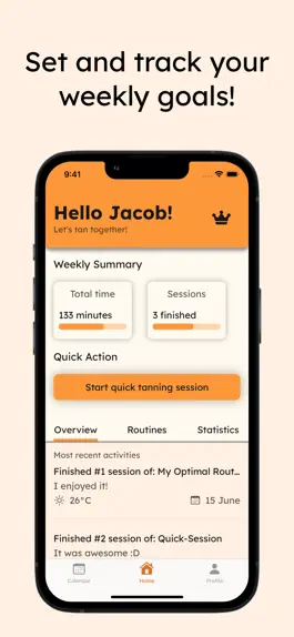 Game screenshot Tanly - Your Tan Tracker apk