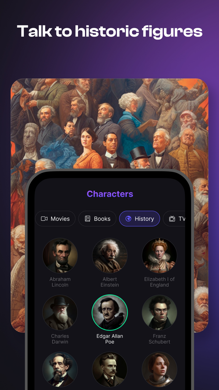 Talk Too Characters and Experts