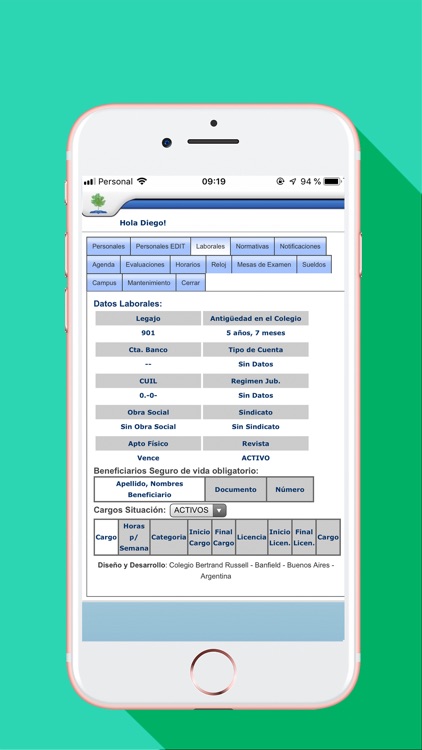 Personal - Colegio Russell screenshot-3