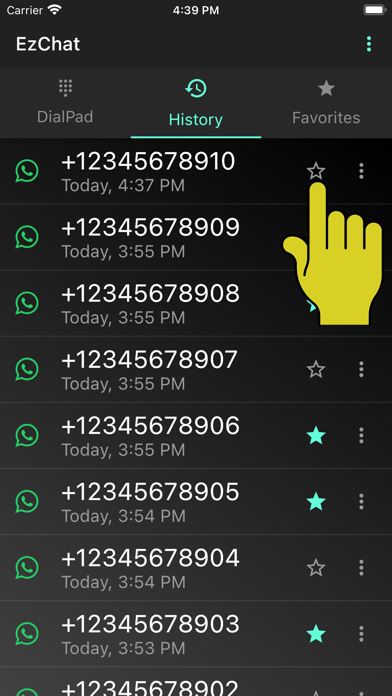 EzChat for WhatsApp Screenshot