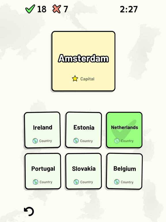 Countries of Europe Quiz iPad screenshot 5 - Education app