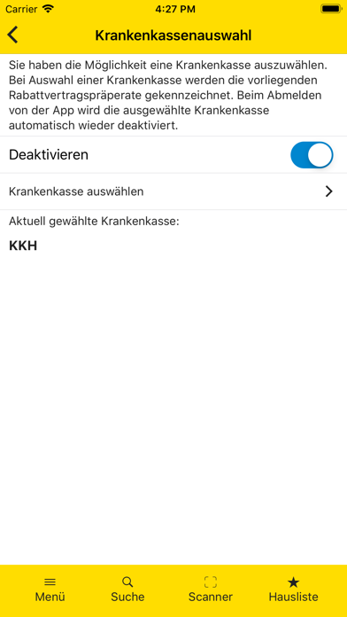 Gelbe Liste Pharmindex App Screenshot