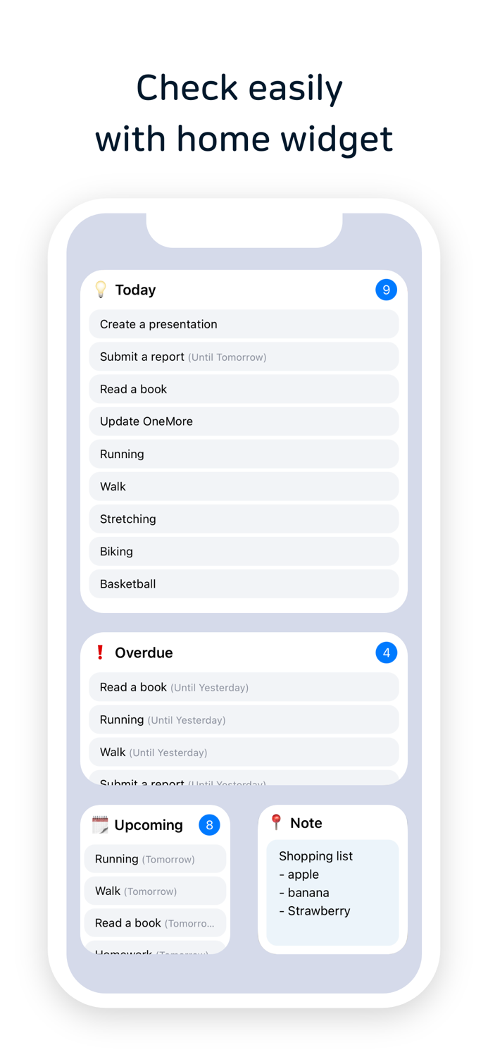 OneMore - Todo list Tasks Goal