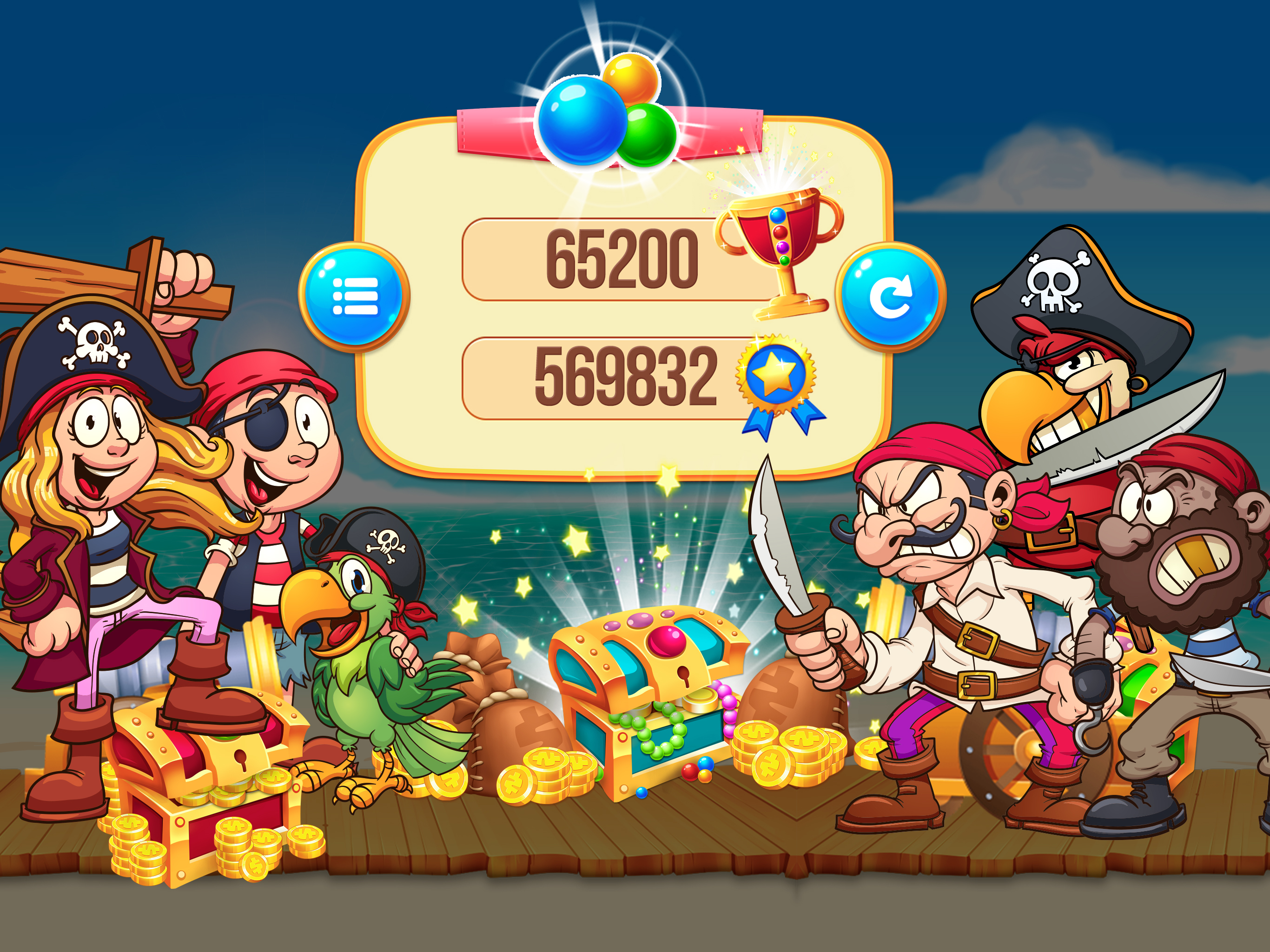 Bubble Pirate Shooter ! screenshot 8
