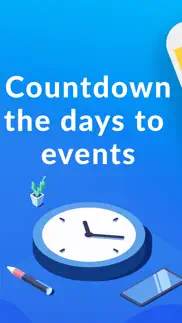 countdown reminder, widget app iphone screenshot 1