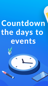 Countdown Reminder, Widget App screenshot