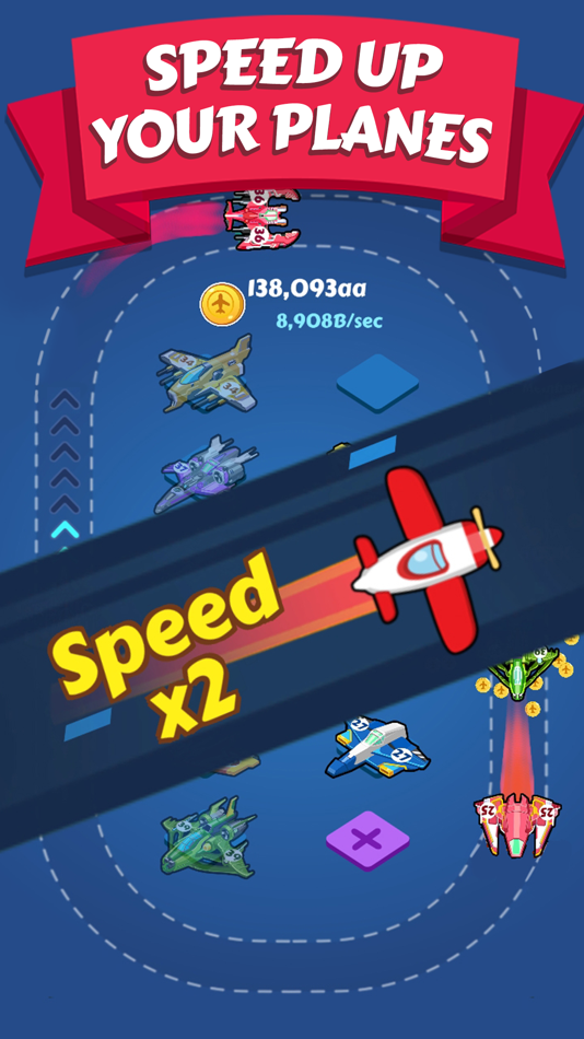 #7. Merge Planes Idle Tycoon (iOS) Bởi: Baxter Games Newcastle Limited