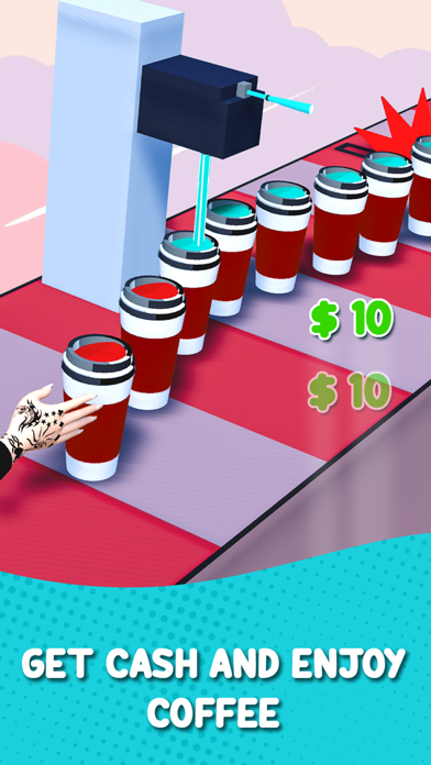 Perfect Coffee Cup Stack 3D Screenshot