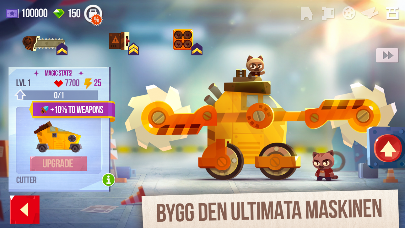 CATS: Crash Arena Turbo Stars iOS Mod IPA screenshot 2 - iOS game interface