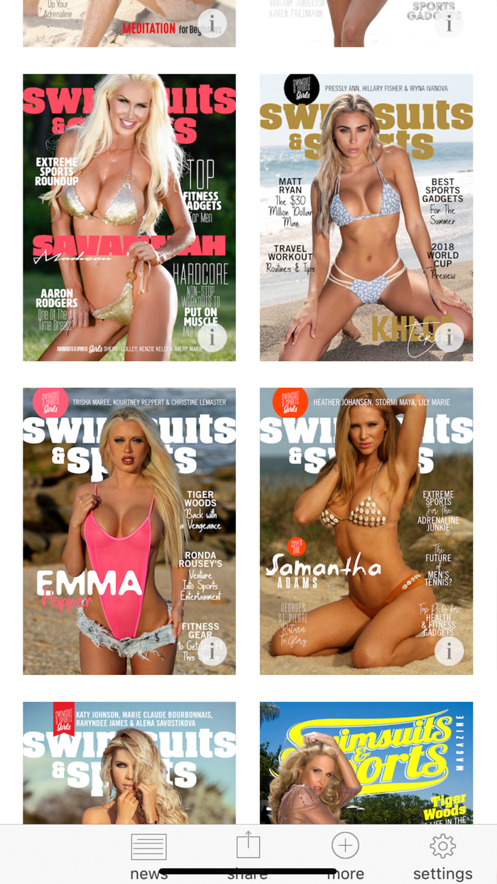 Swimsuits and Sports Magazine