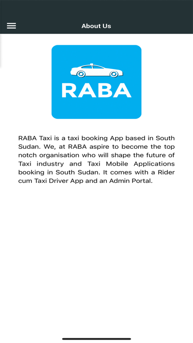 RABA Taxi in South Sudan Screenshot