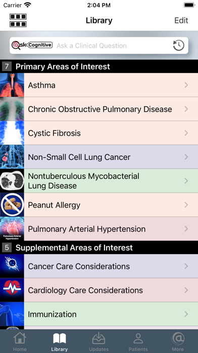 Pulmonology and Allergy Screenshot
