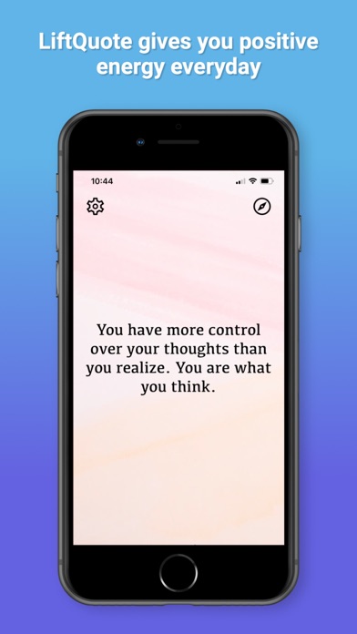 LiftQuote: Daily Motivation Screenshot