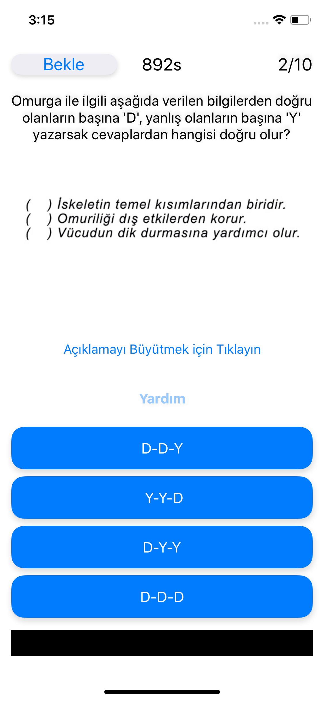 Test Merkezi İlkokul 4.Sınıf screenshot 3