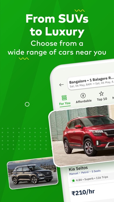 Zoomcar: Car rental for travelのおすすめ画像2