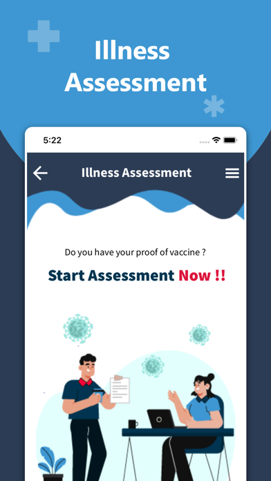Health Screener Screenshot